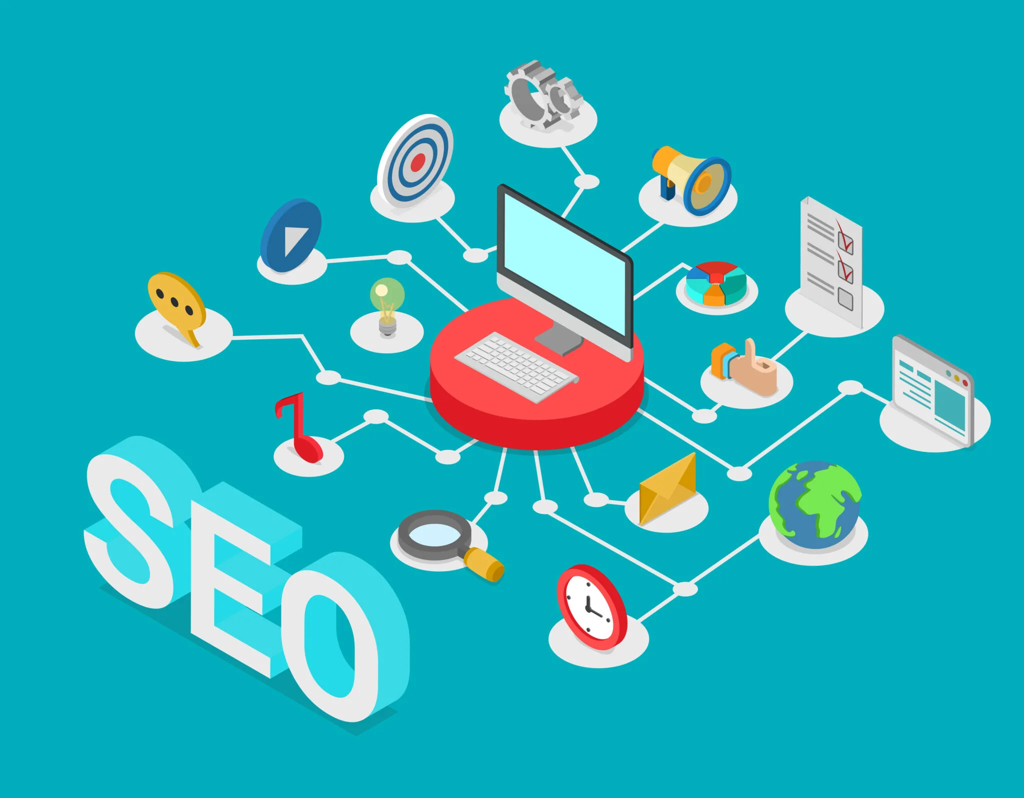 Dental SEO Illustration