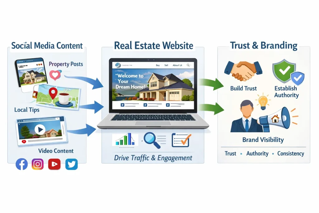 real estate social media SEO strategy