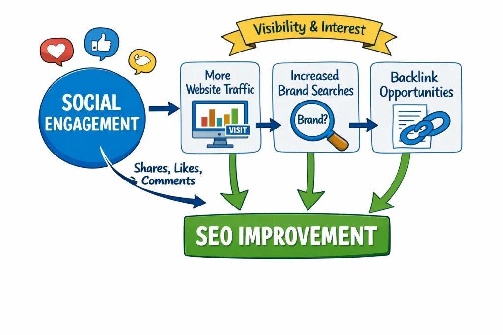 indirect SEO benefits of social signals